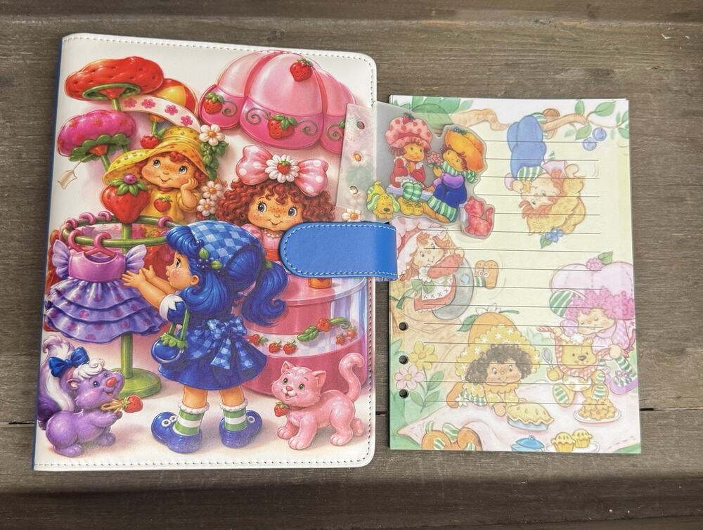 Strawberry Shortcake A5 Binder w/ matching paper